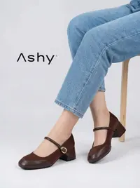 حذاء نسائي ذو كعب قصير  3